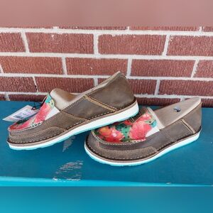 Ariat Womens Cruiser Bare Brown Prickly Pear 10B Slip-on